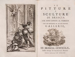 Le pitture e sculture di Brescia che sono esposte al pubblico con un' appendice di alcune private gallerie