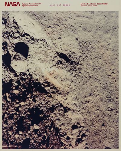 Apollo 17, Foto Eva - Stampa cromogenica vintage su carta Kodak