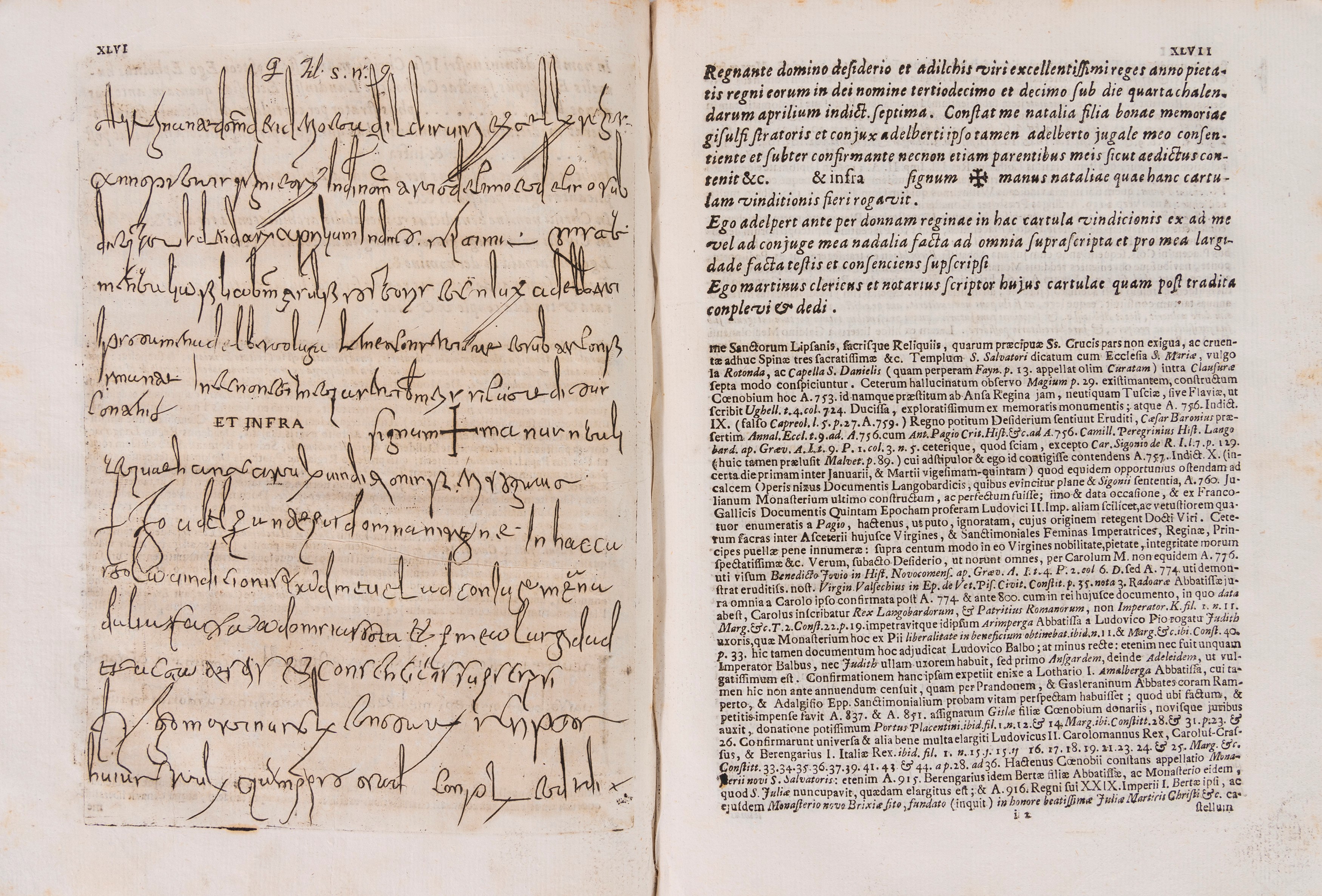 Evangelista Manelmi - Commentariolum de quibusdam Gestis in Bello Gallico, 1728