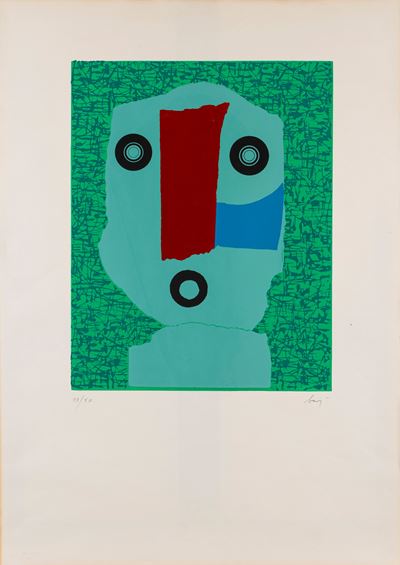 Personaggio, serigrafia a colori, es. 18/50