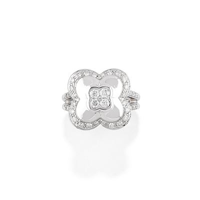 Mauboussin Paris, Anello in oro bianco 18k con diamanti