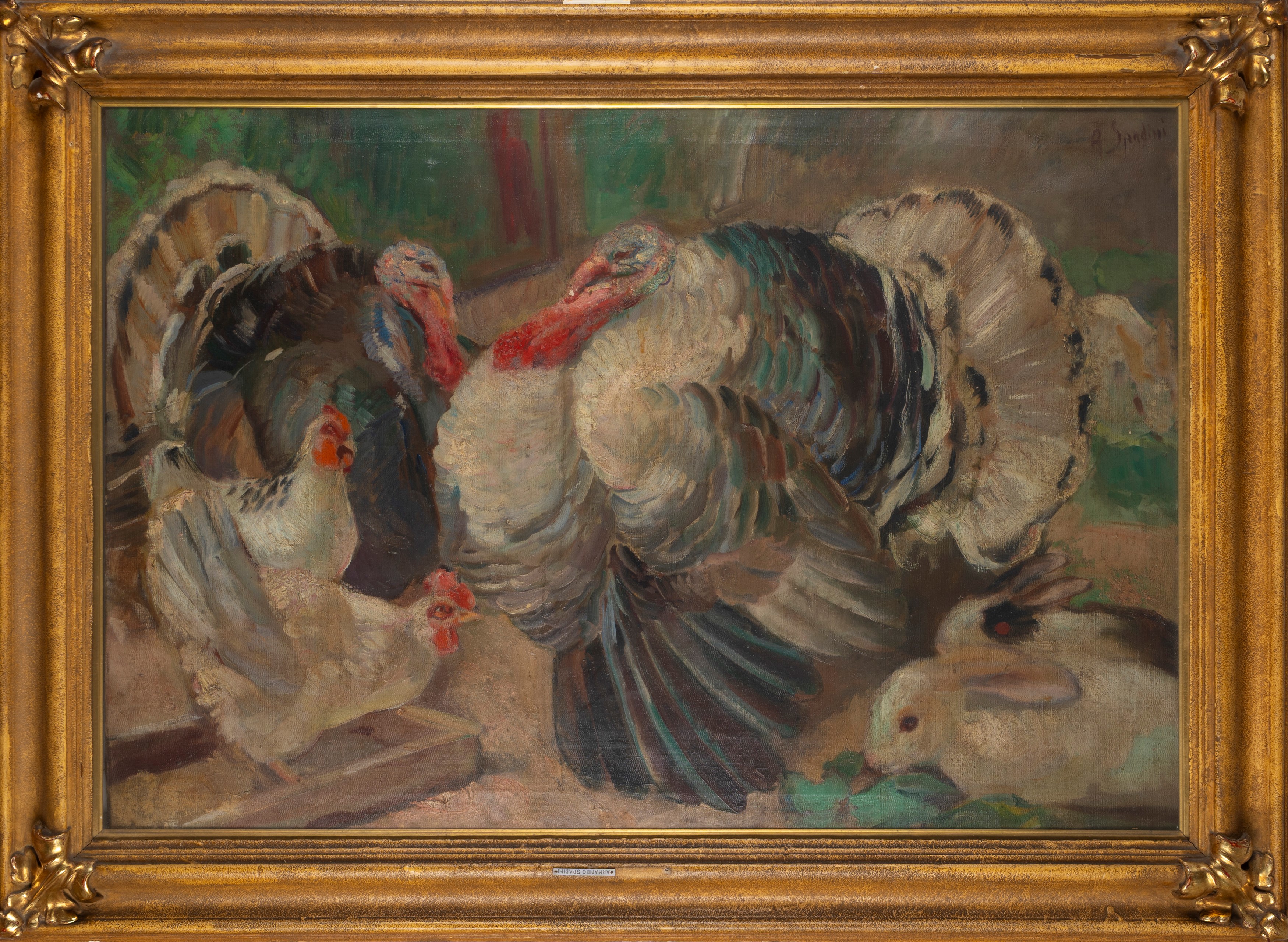 Armando Spadini - Animali da Cortile