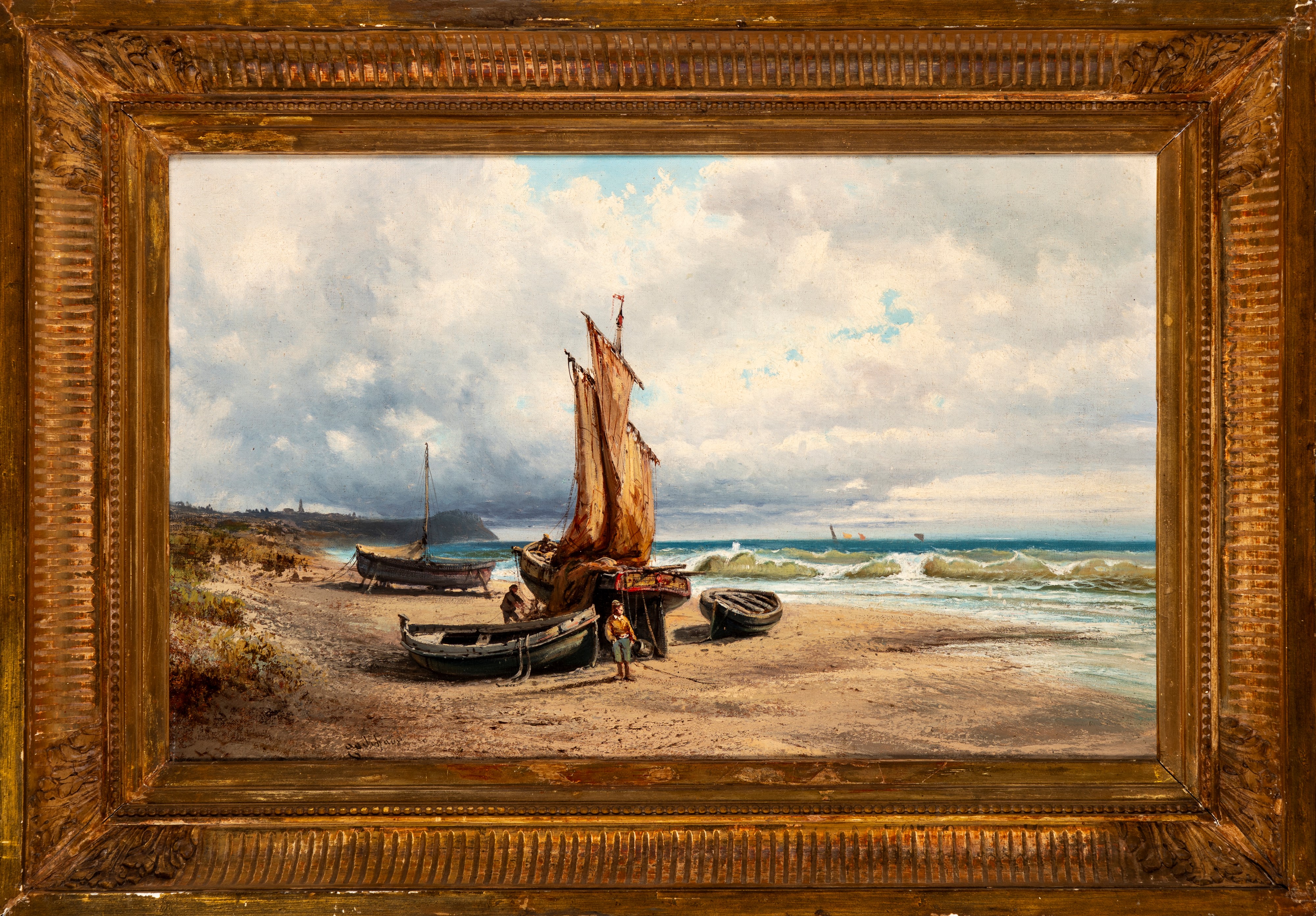 Eugenio Amus - Spiaggia in Normandia