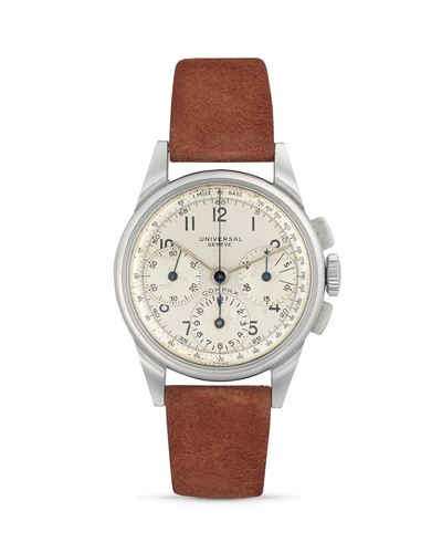 Compax, Orologio da polso Modello 22277, acciaio, anni '40