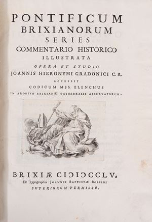 Pontificum brixianorum series historical commentary illustrated work