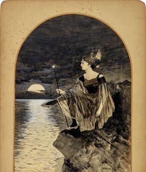 Una fata al chiaro di luna