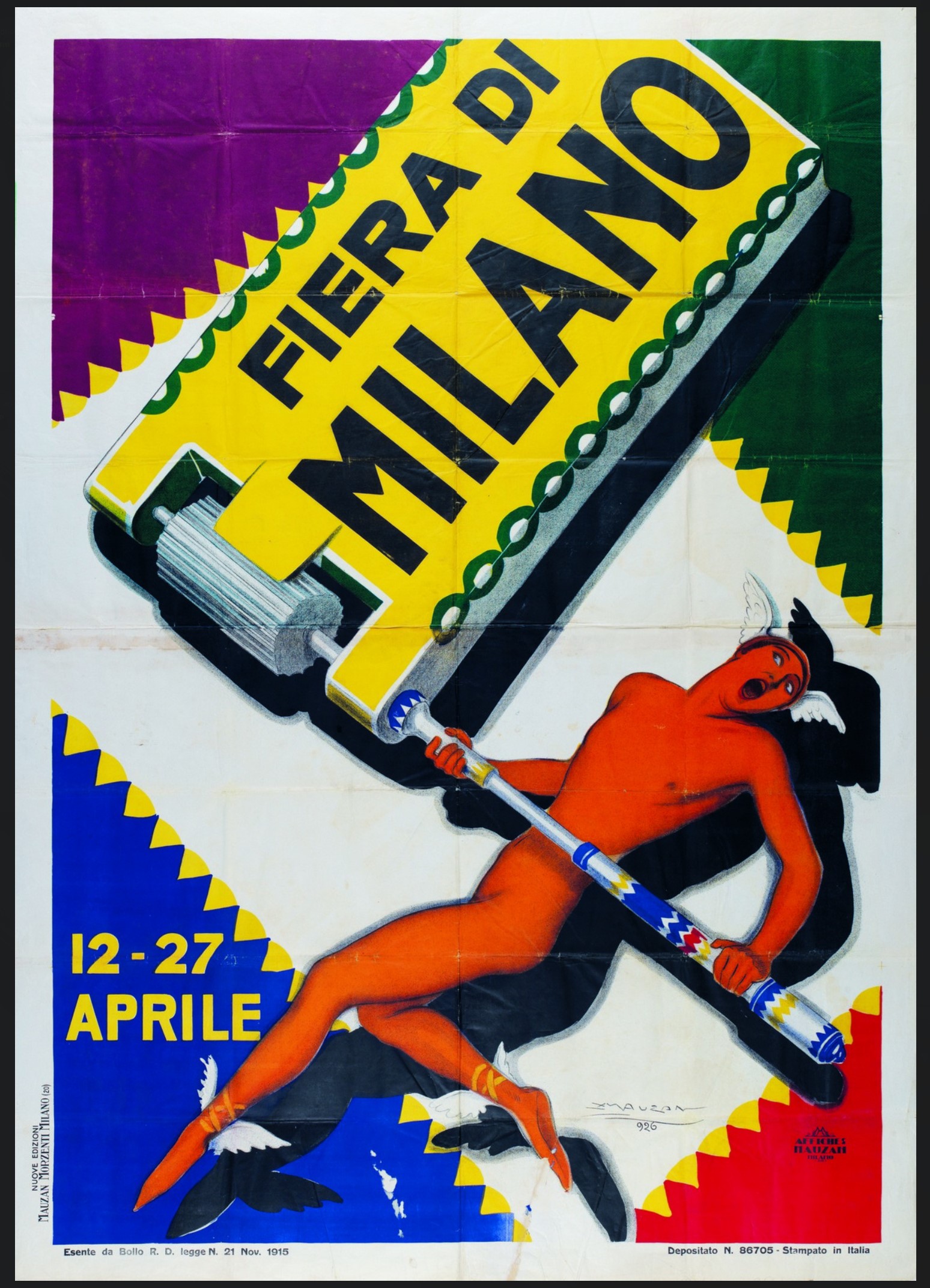 Achille Luciano Mauzan - Fiera di Milano