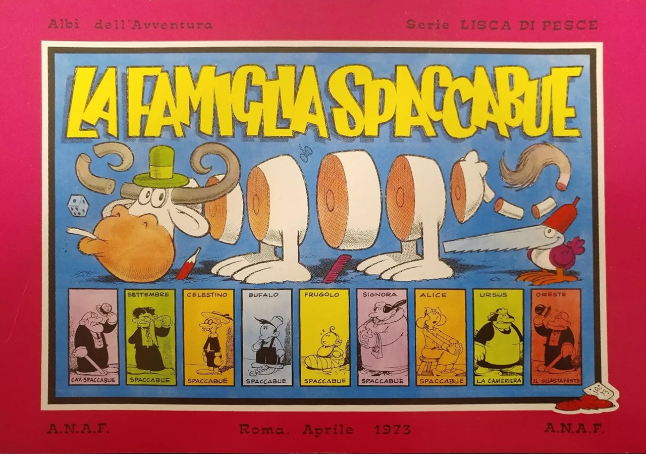 Benito Jacovitti - La Famiglia Spaccabue