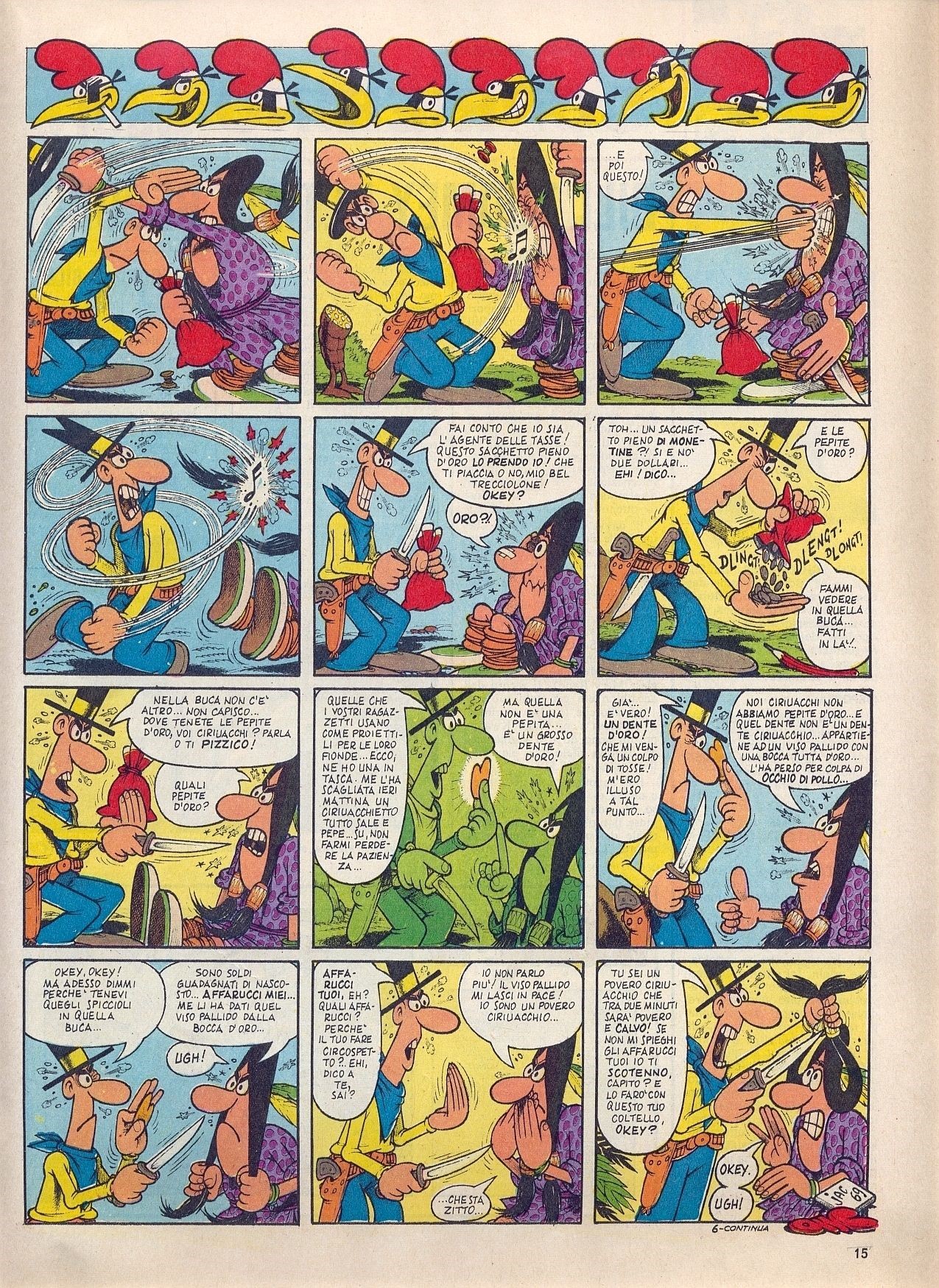 Benito Jacovitti - Cocco Bill - Occhio di Pollo E... i Polli con L‘occhio