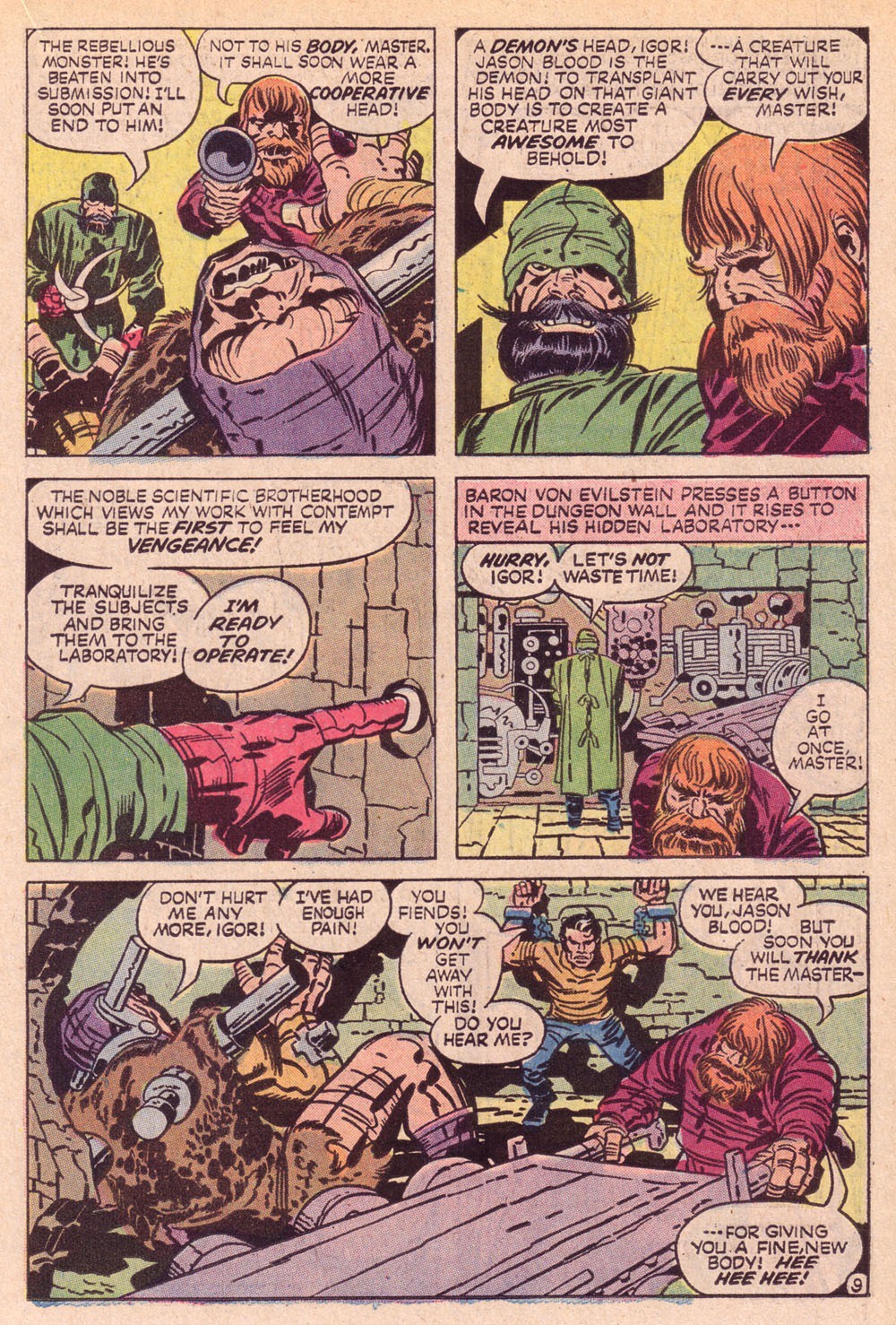 Jack Kirby - The Demon - Rebirth Of Evil!