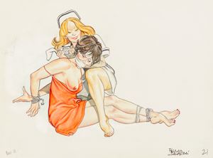 L'infermiera e la paziente