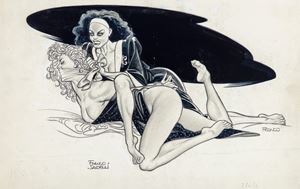 The art of Saudelli: bondage & foot fantasies
