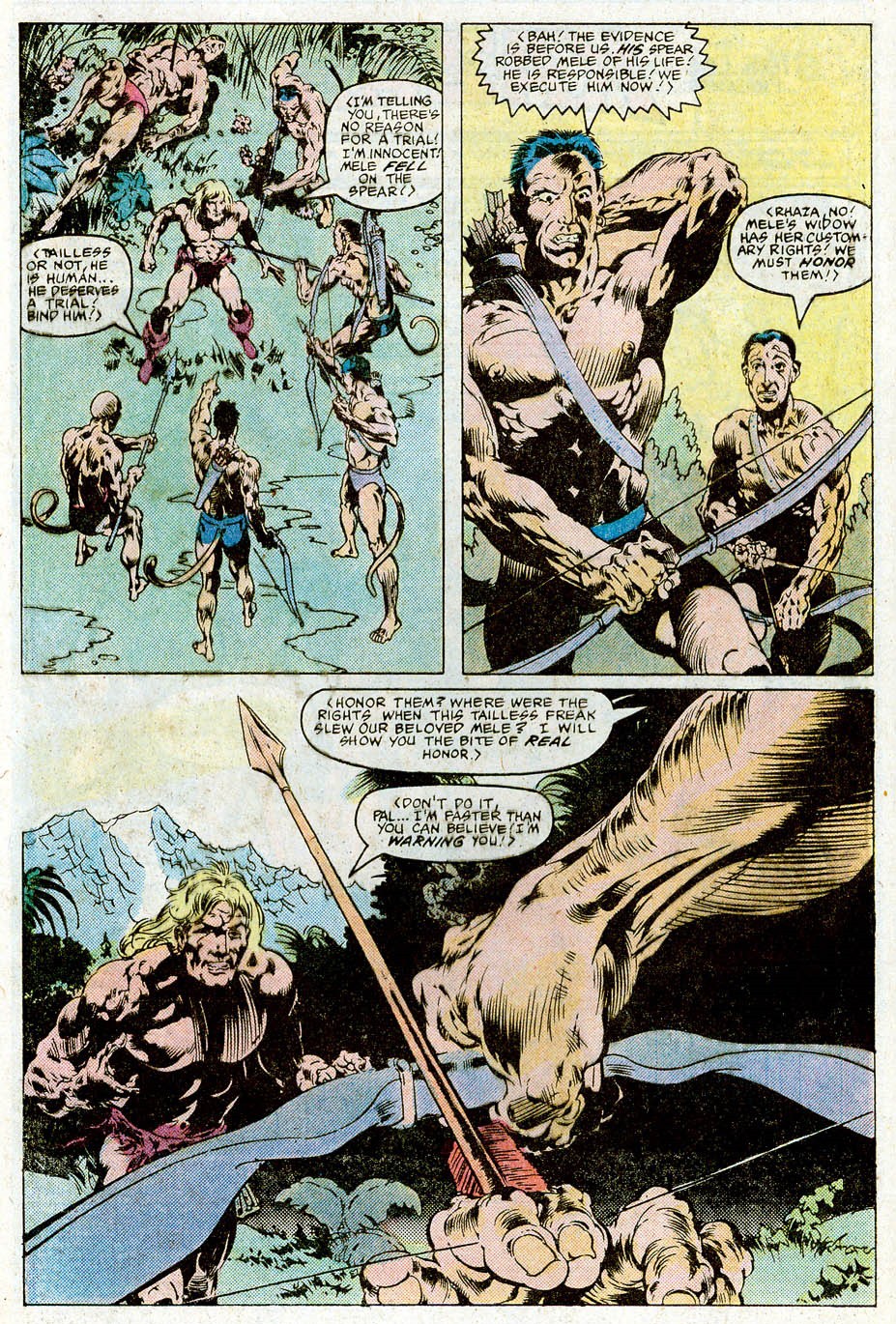 Brent Anderson - Ka-zar The Savage - a Lovely Day For An Execution!