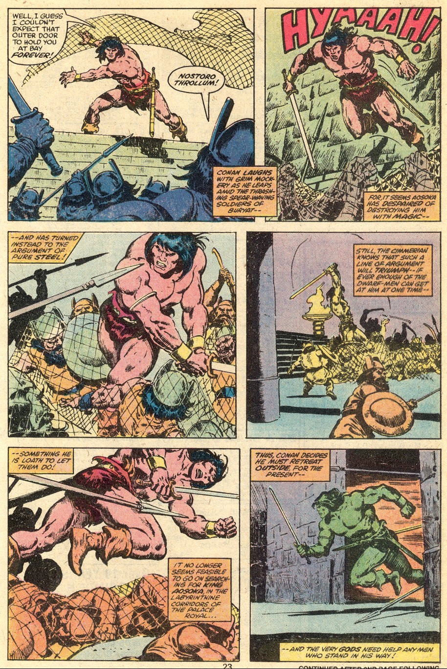 Ernie Chan - Conan The Barbarian - Cimmerian...against a City!