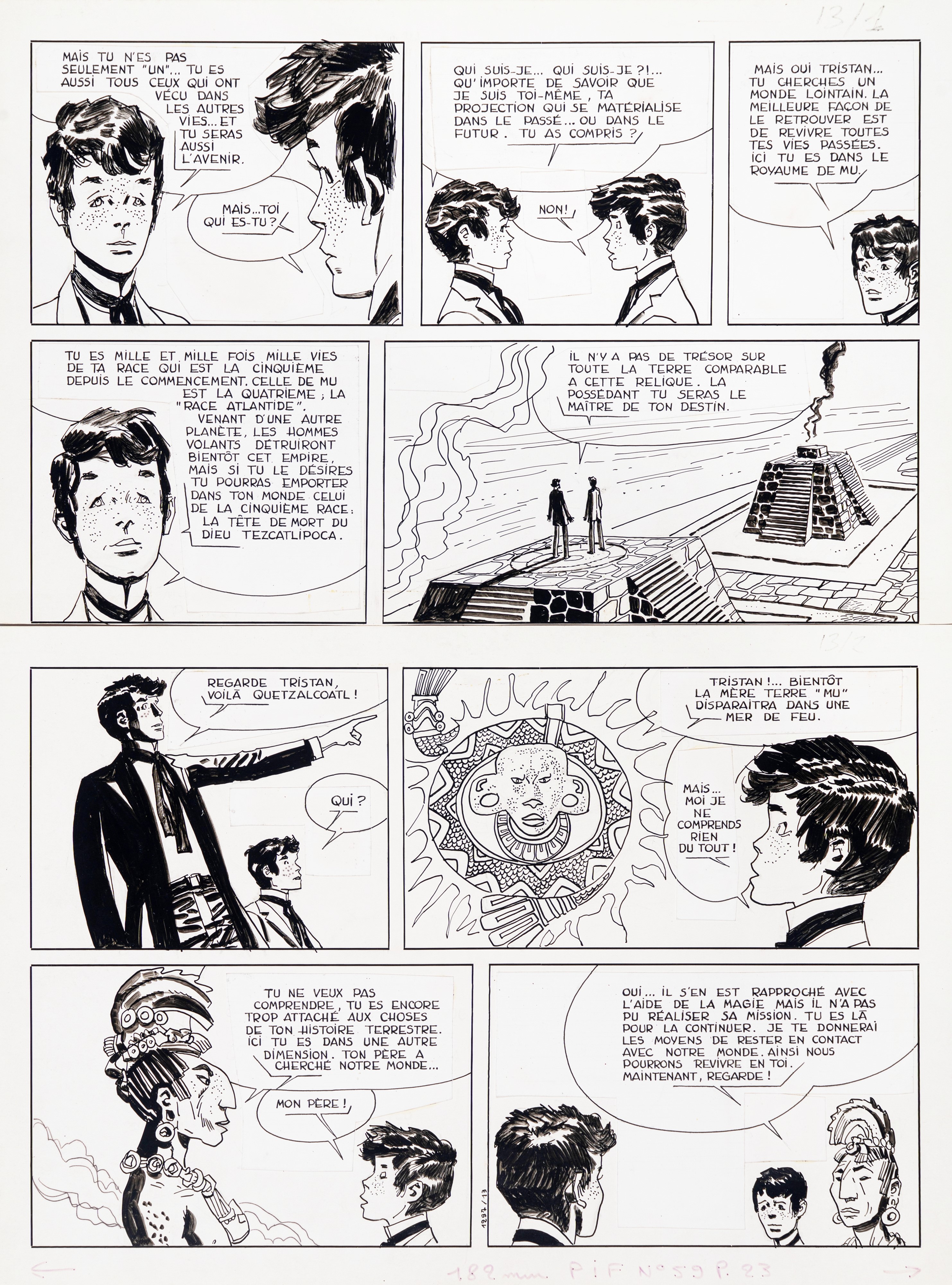 Hugo Pratt - Corto Maltese - Appuntamento a Bahia 1970 | Original Comic ...