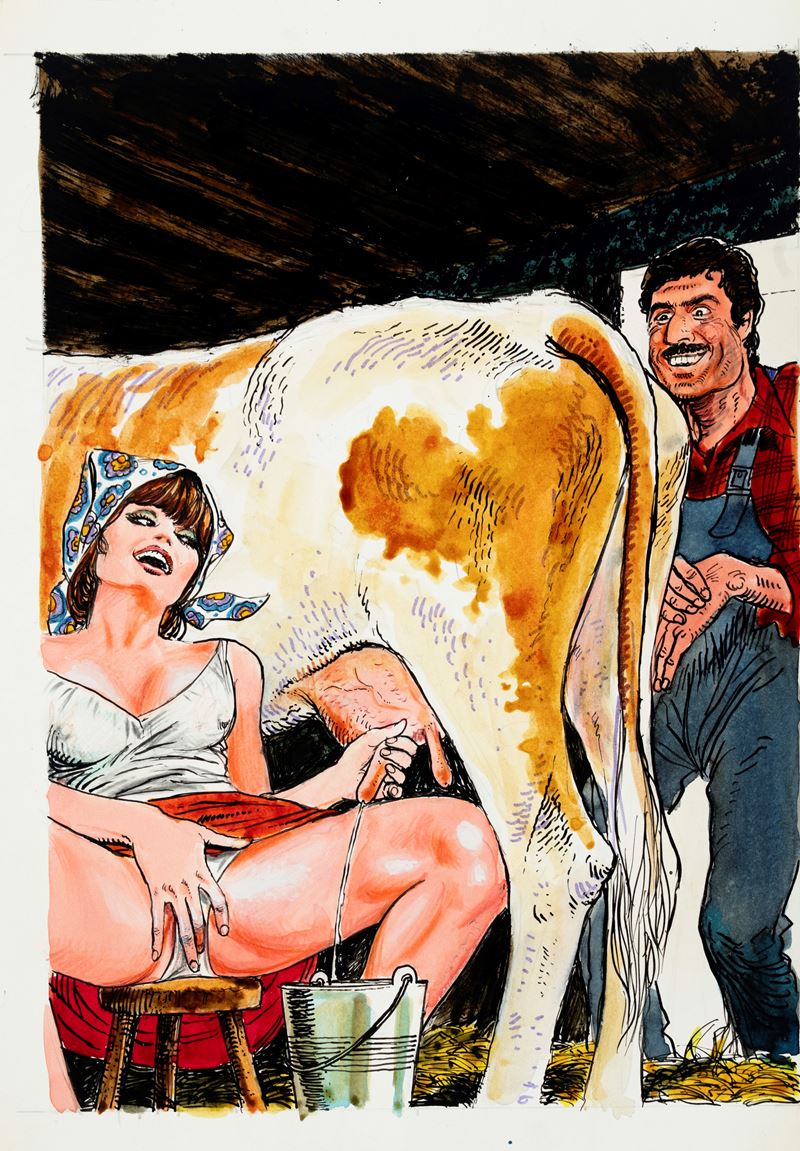 Milo Manara - Il Montatore - un Affare di Vacche