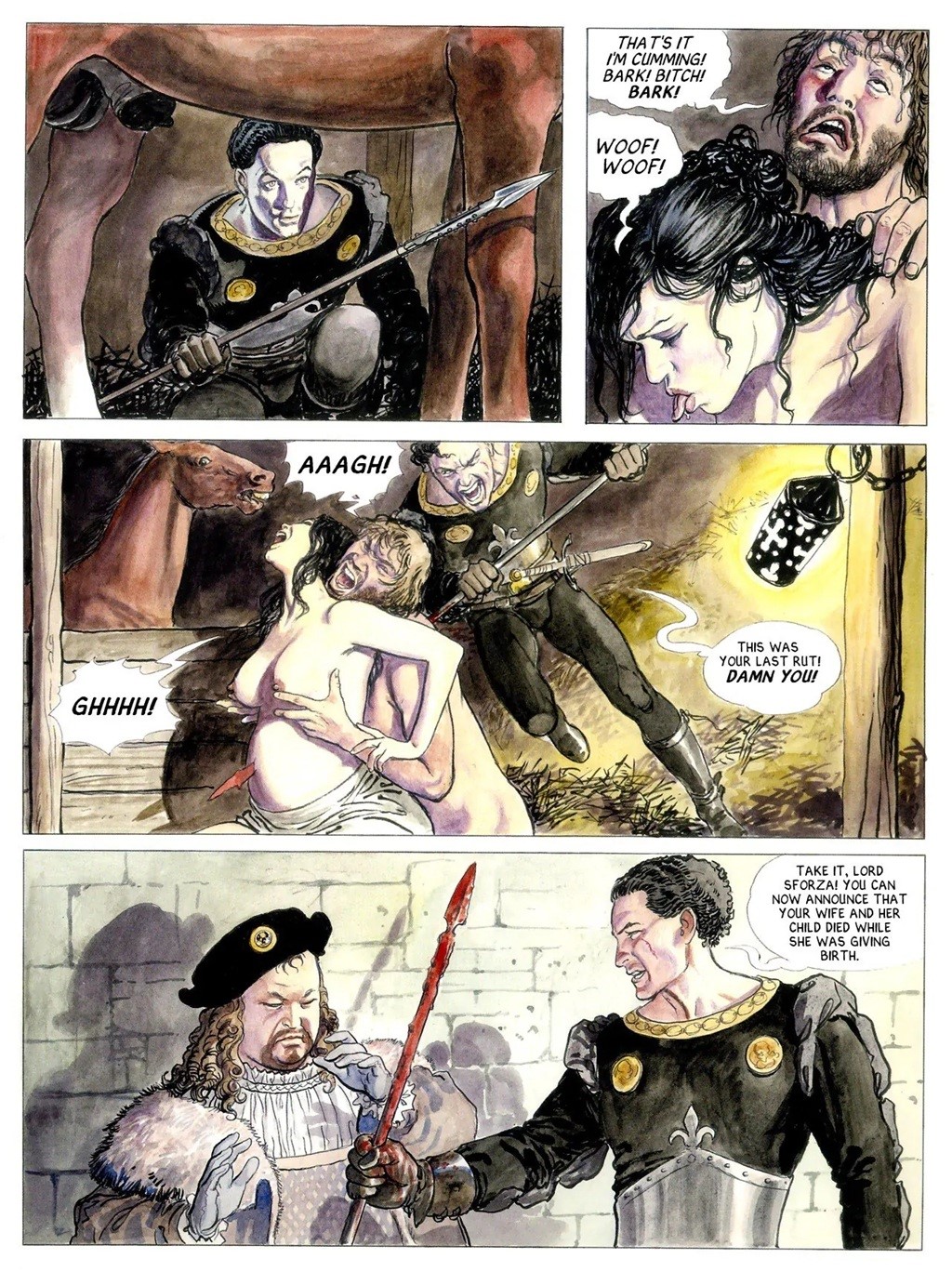 Milo Manara - I Borgia: il Potere e L'incesto