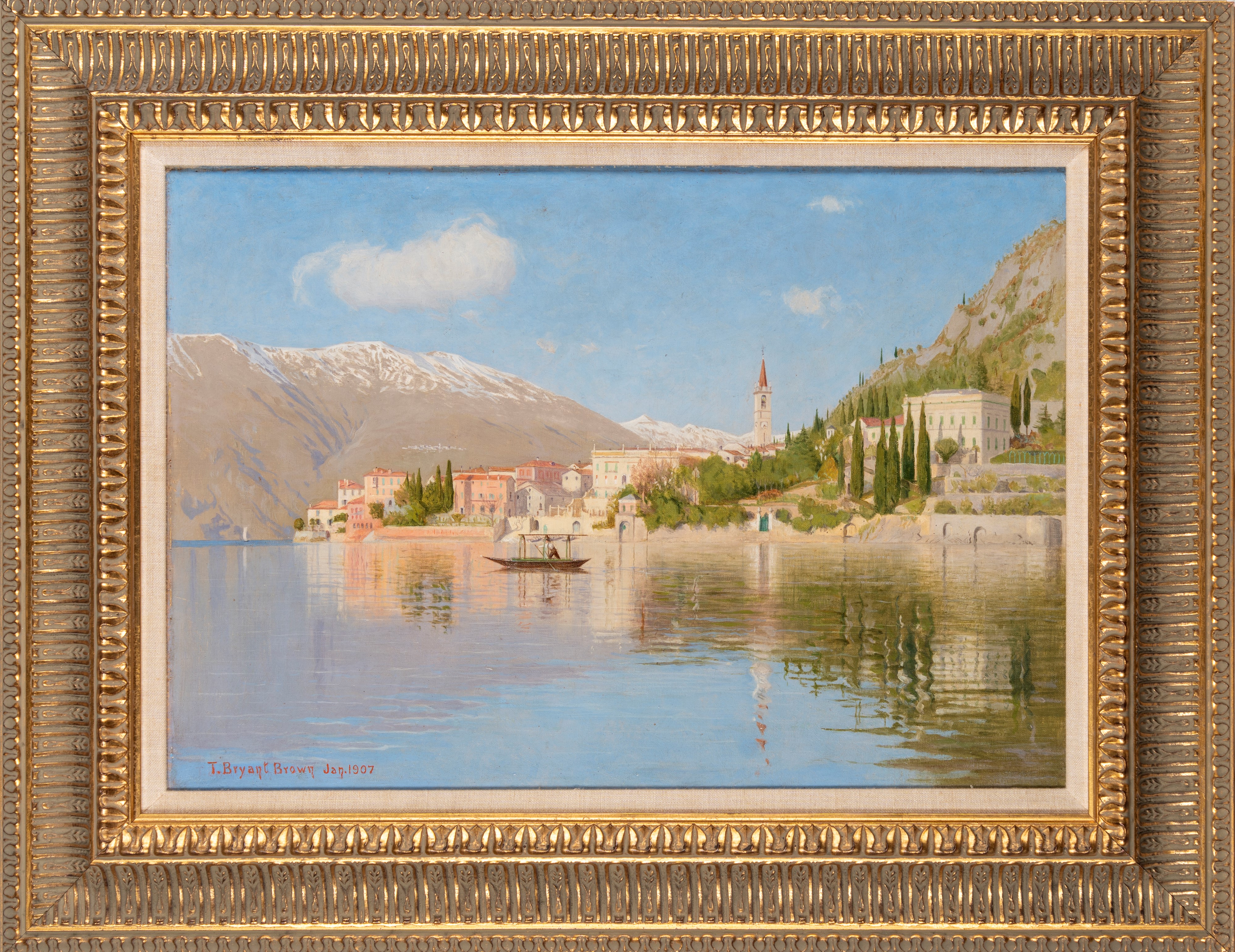 T. Bryant Brown - Veduta di Varenna