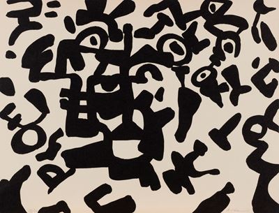 Bianco-nero, litografia a colori, es. 12/60