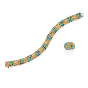 Turquoise demi-parure