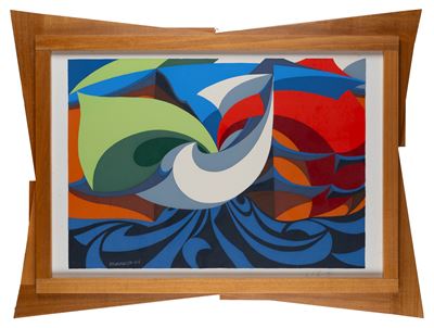 Forme Grido Viva l'Italia, serigrafia a colori, es. P.A. 6/7