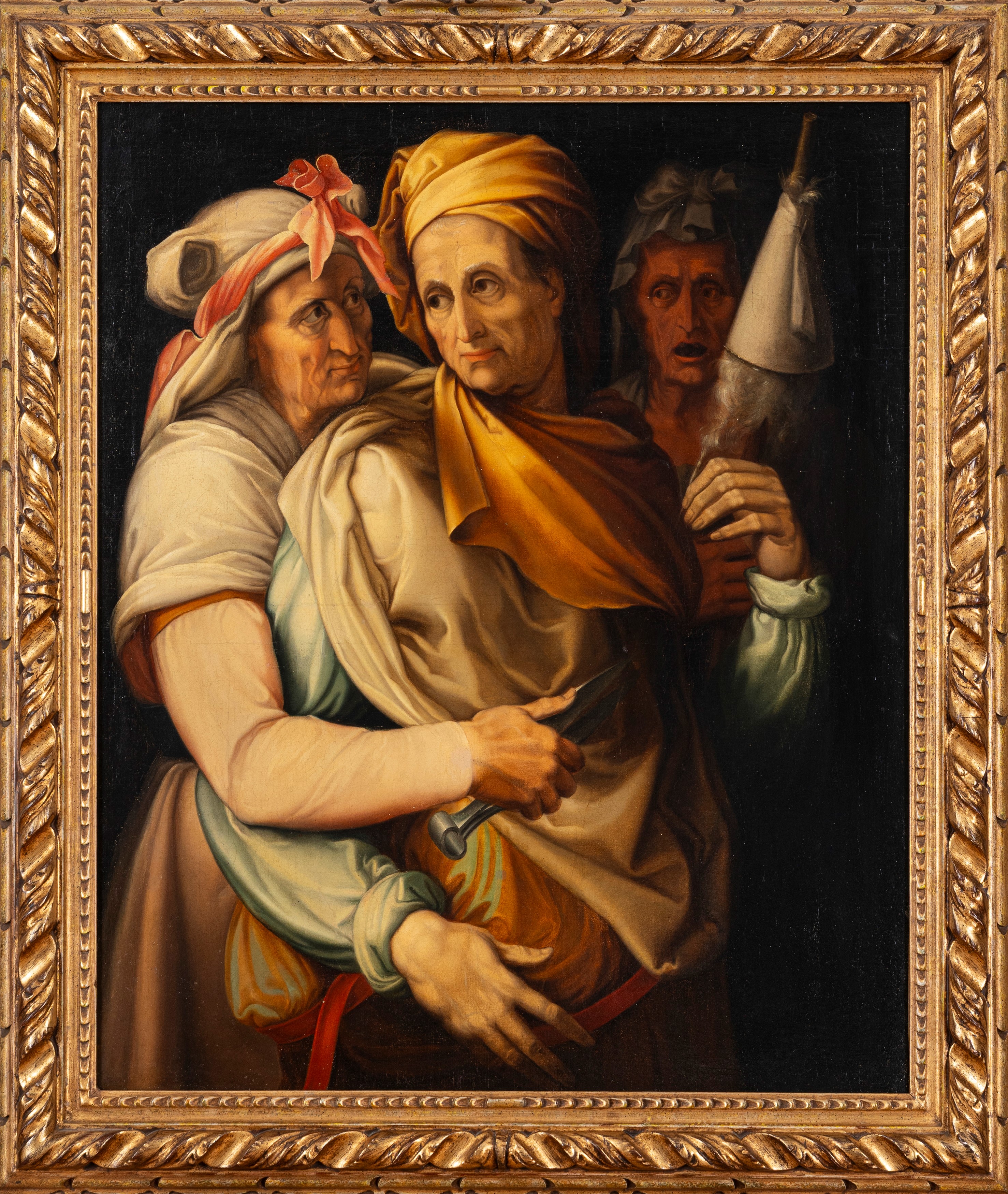 Da Francesco Salviati - Francesco Salviati, Le tre Parche, olio su tela