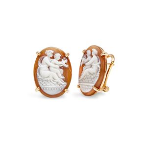 Orecchini con cammei