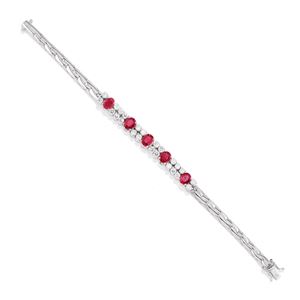 Bracelet with rubies