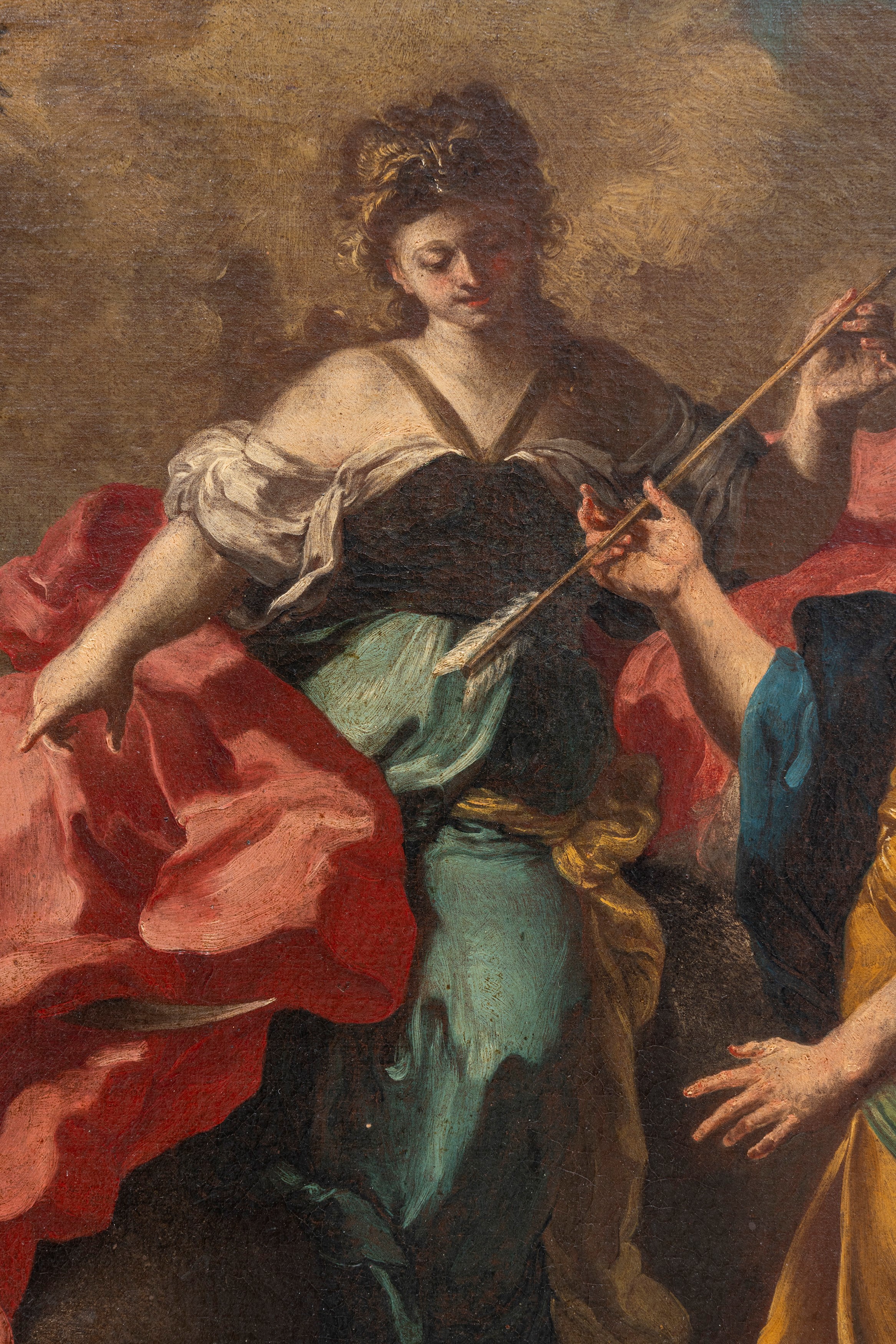 Attribuito a Domenico Antonio Vaccaro (napoli 1678 - 1745) - Domenico Antonio Vaccaro, Diana e Ip...