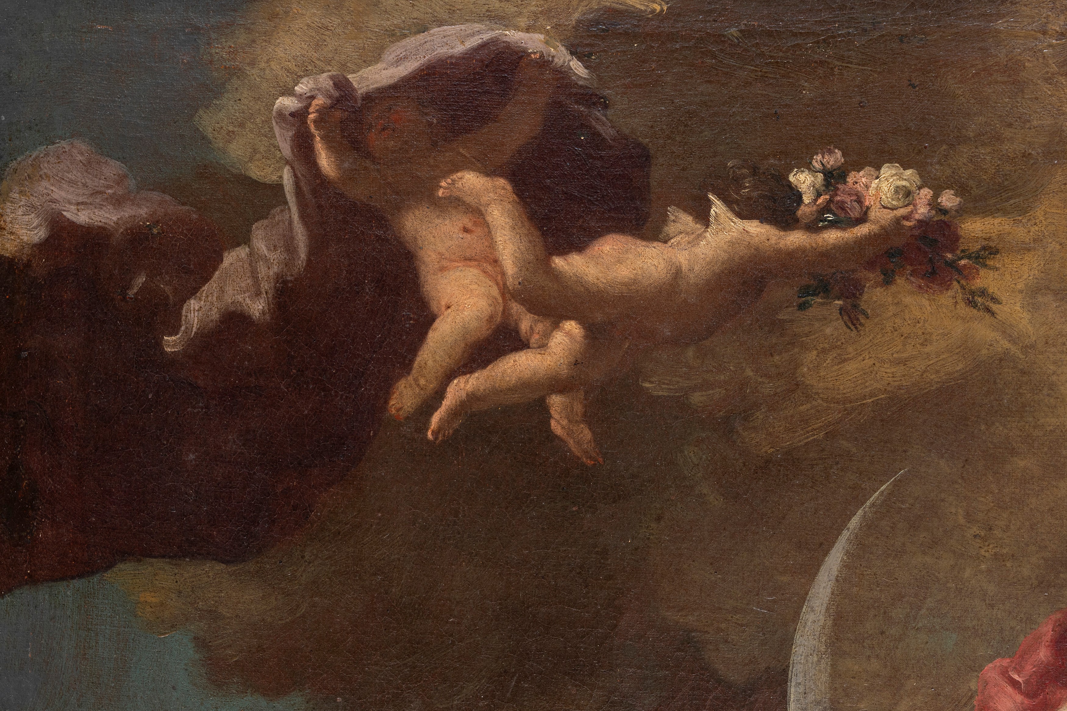 Attribuito a Domenico Antonio Vaccaro (napoli 1678 - 1745) - Domenico Antonio Vaccaro, Diana e Ip...