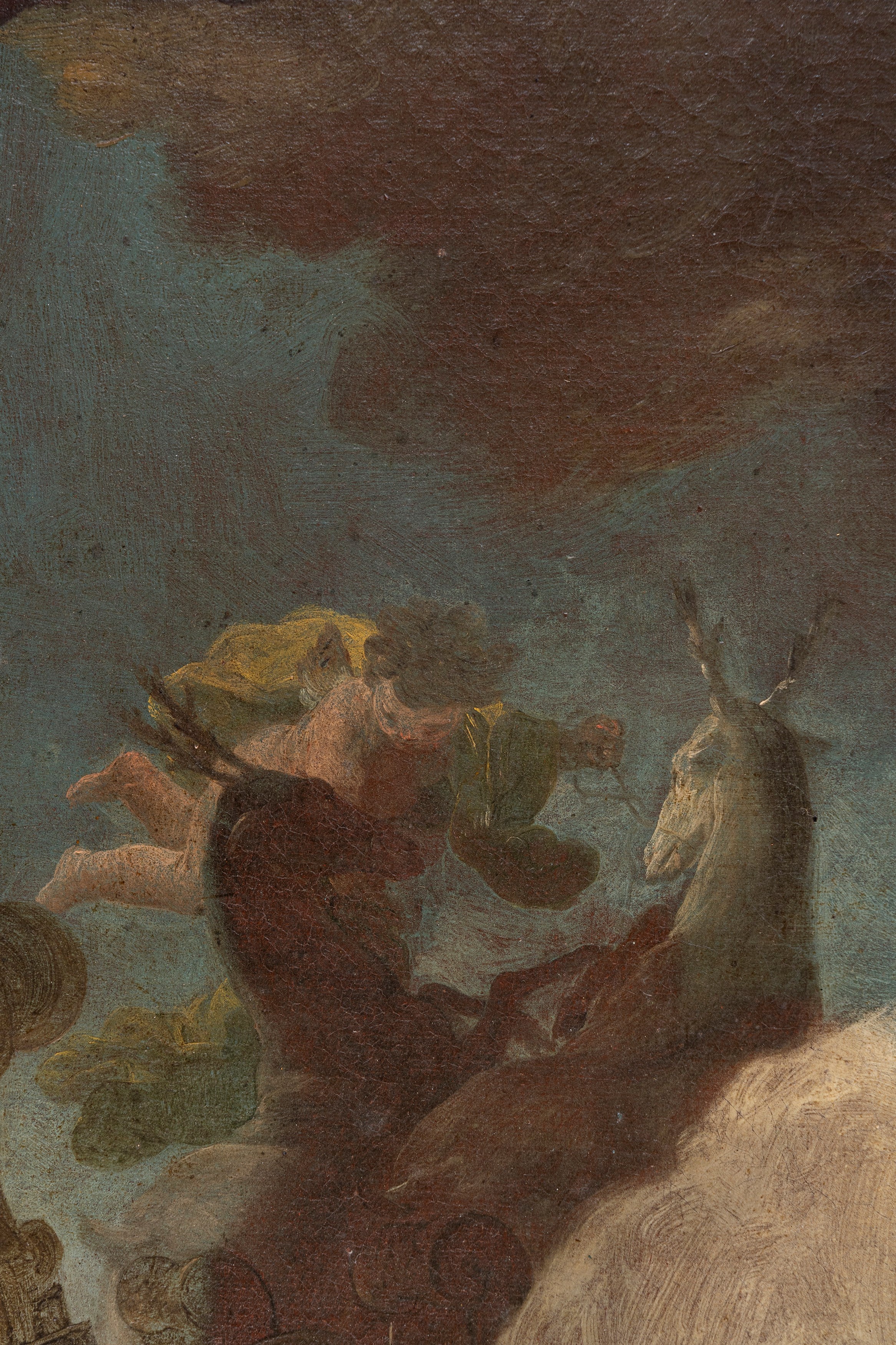Attribuito a Domenico Antonio Vaccaro (napoli 1678 - 1745) - Domenico Antonio Vaccaro, Diana e Ip...