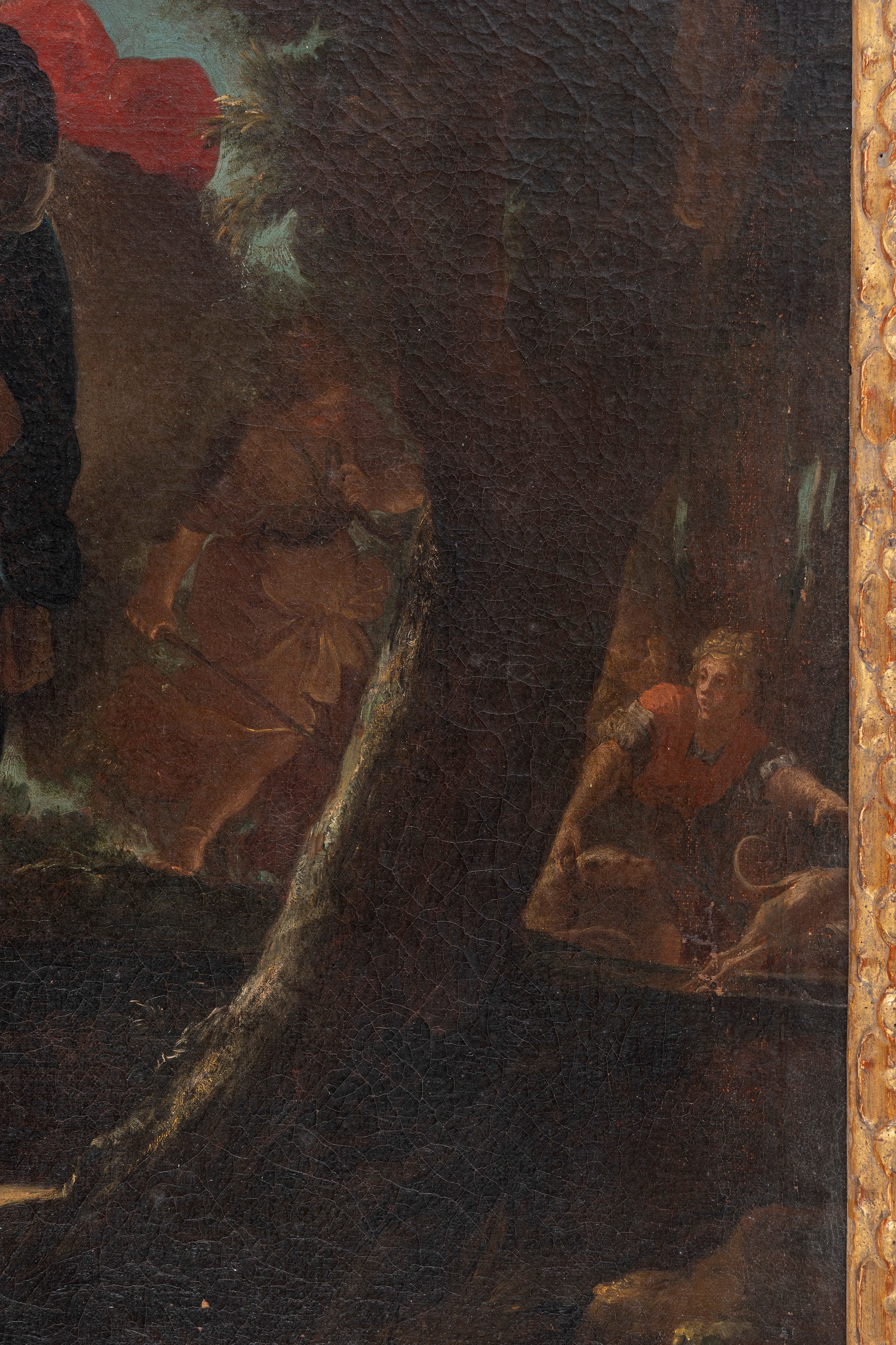 Attribuito a Domenico Antonio Vaccaro (napoli 1678 - 1745) - Domenico Antonio Vaccaro, Diana e Ip...