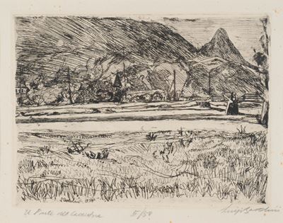 Il ponte del cacciatore, acquaforte, es. 5/50