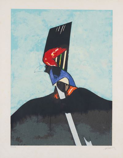 Totem, litografia a colori, es. 78/120