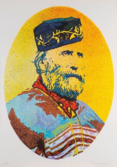 Garibaldi, litografia a colori, es. 39/150