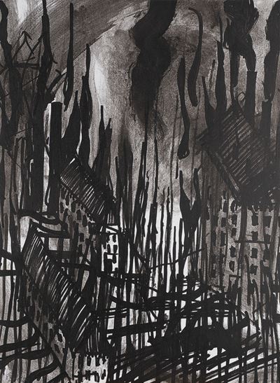 Paesaggio urbano, litografia es. 85/150