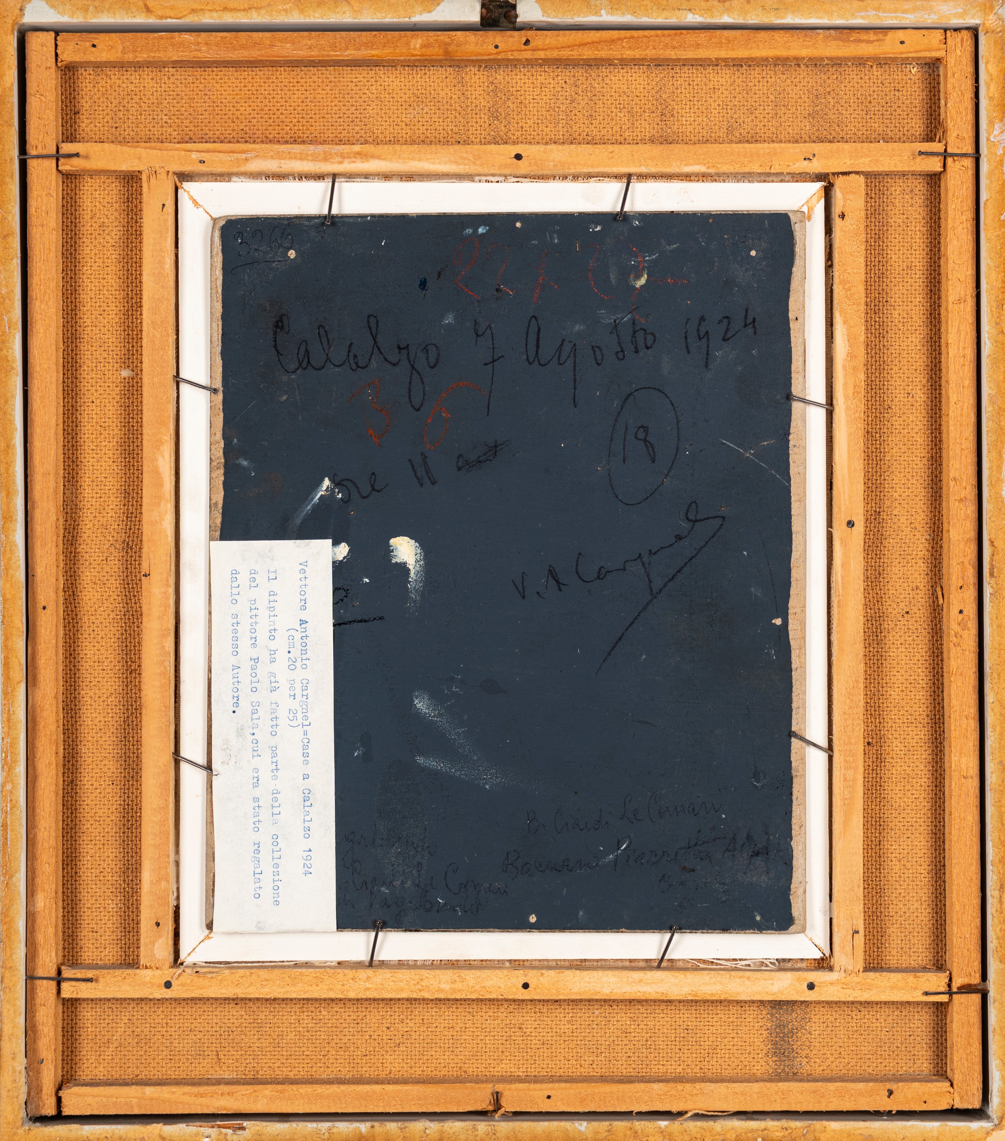 Vittore Antonio Cargnel - Case a Calalzo
