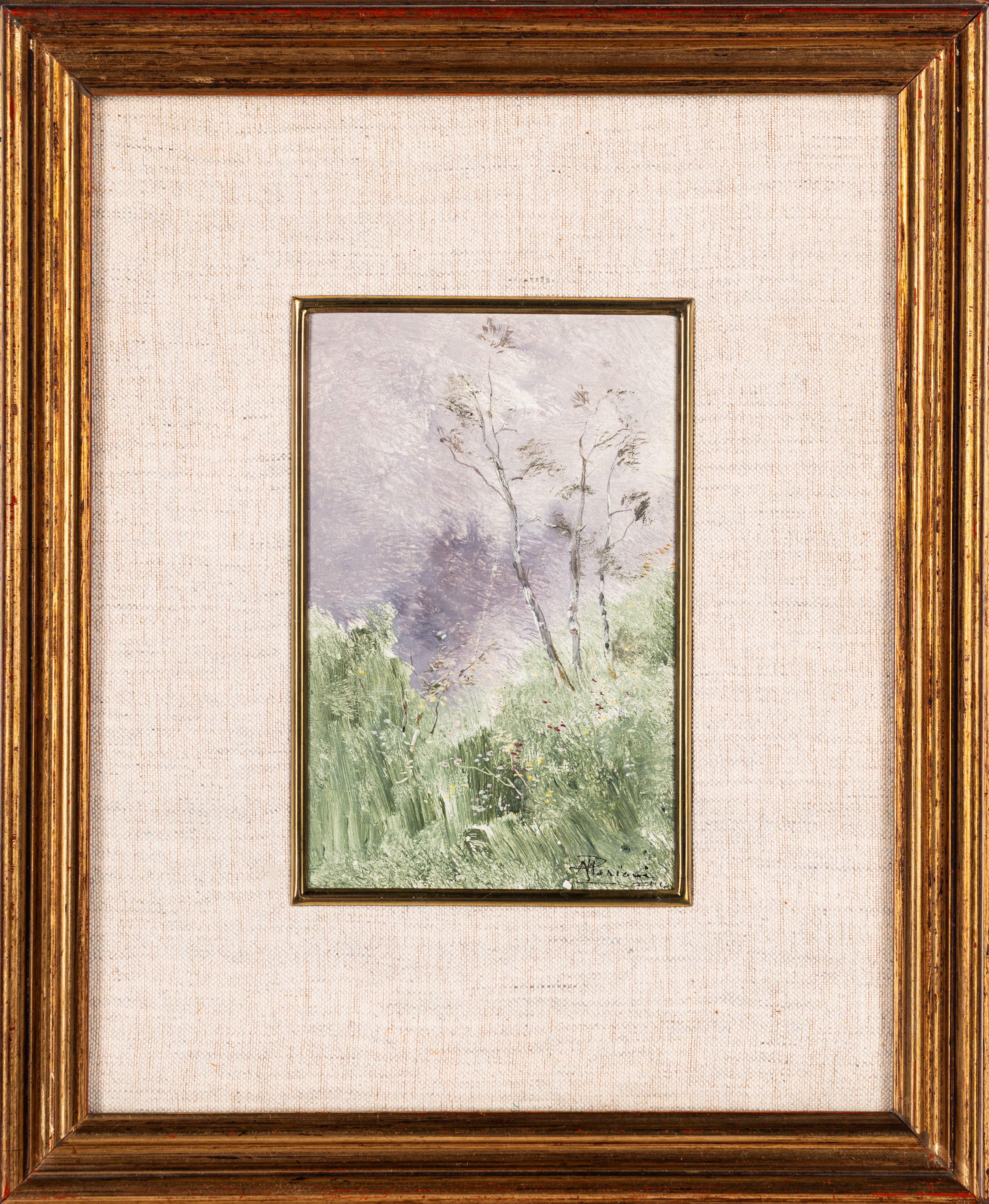 Pompeo Mariani - Alberi nella Tempesta