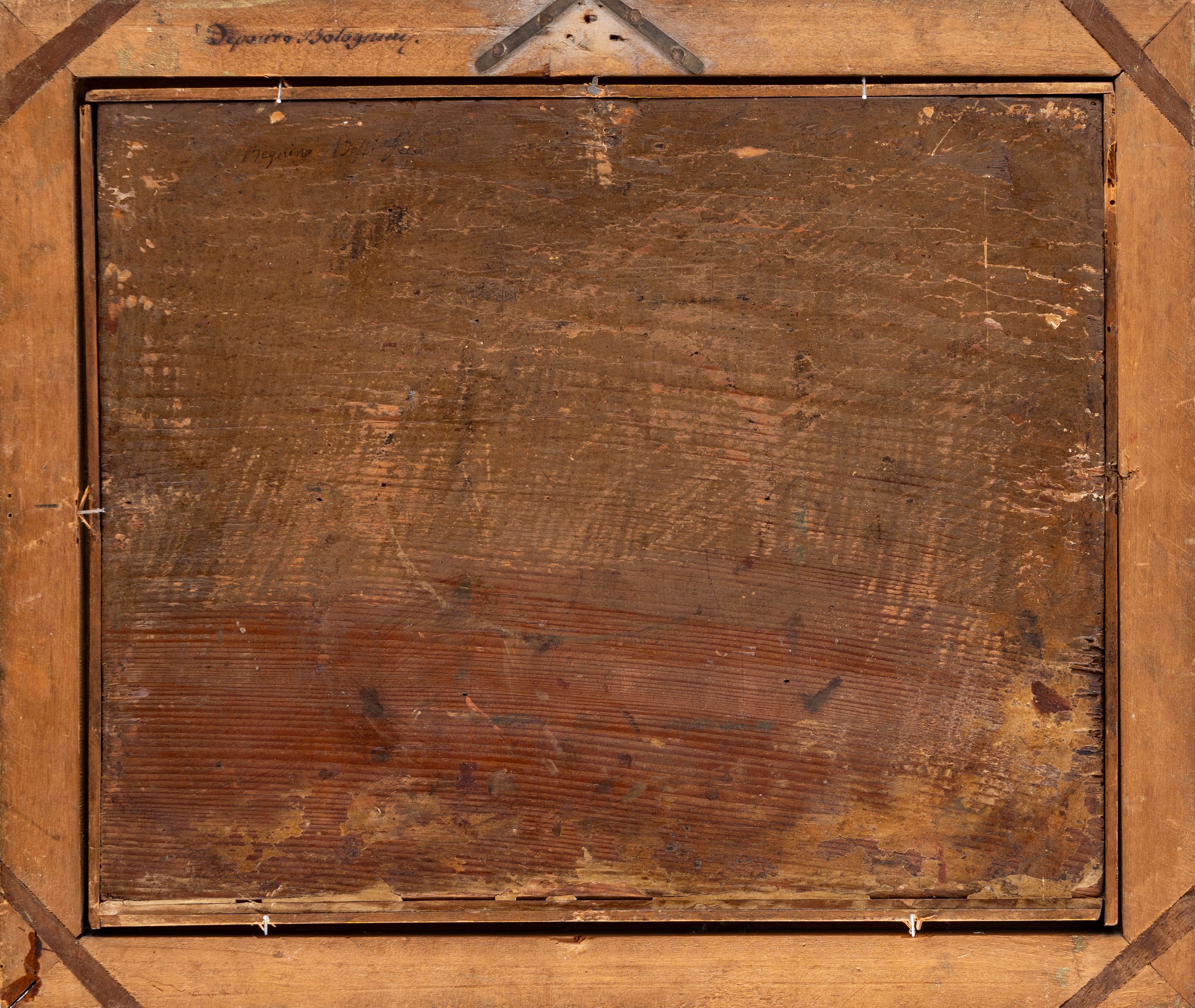 Scuola Emiliana, Secolo XVIII - Autore non identificato, Due scene di interno, coppia olio su tav...