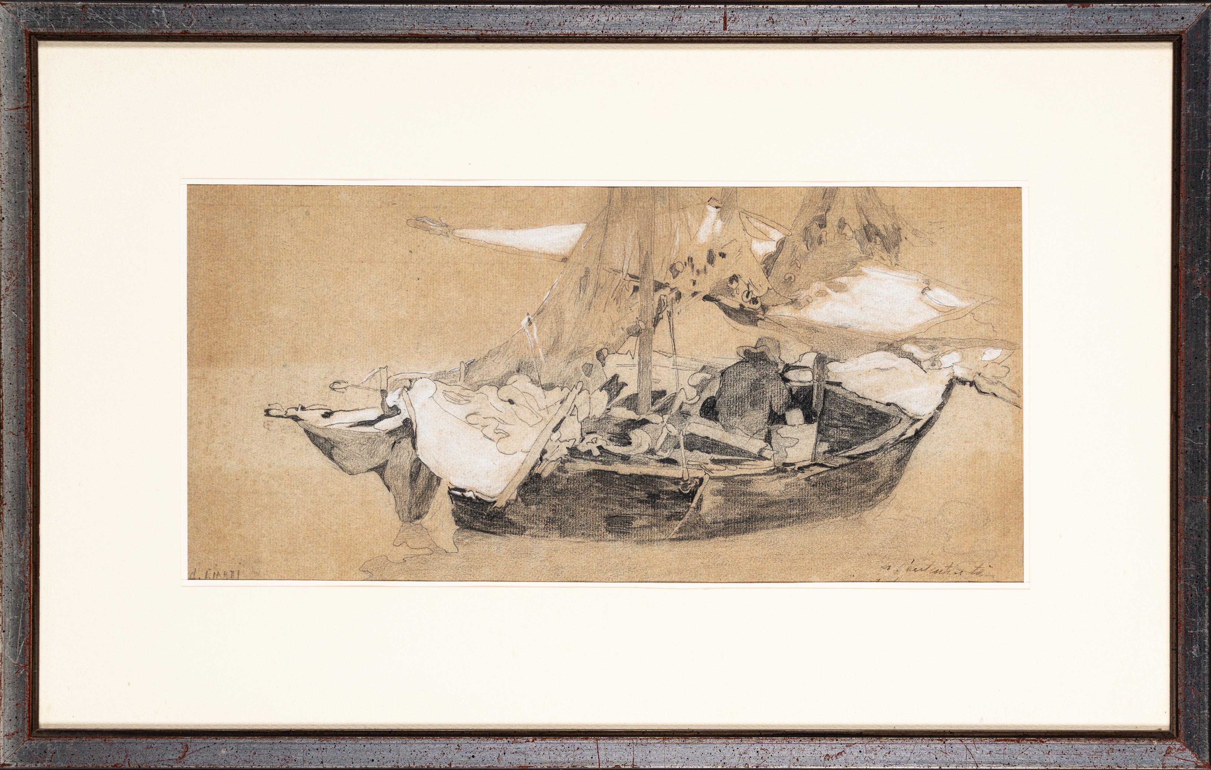 Guglielmo Ciardi - Pescatori in Laguna
