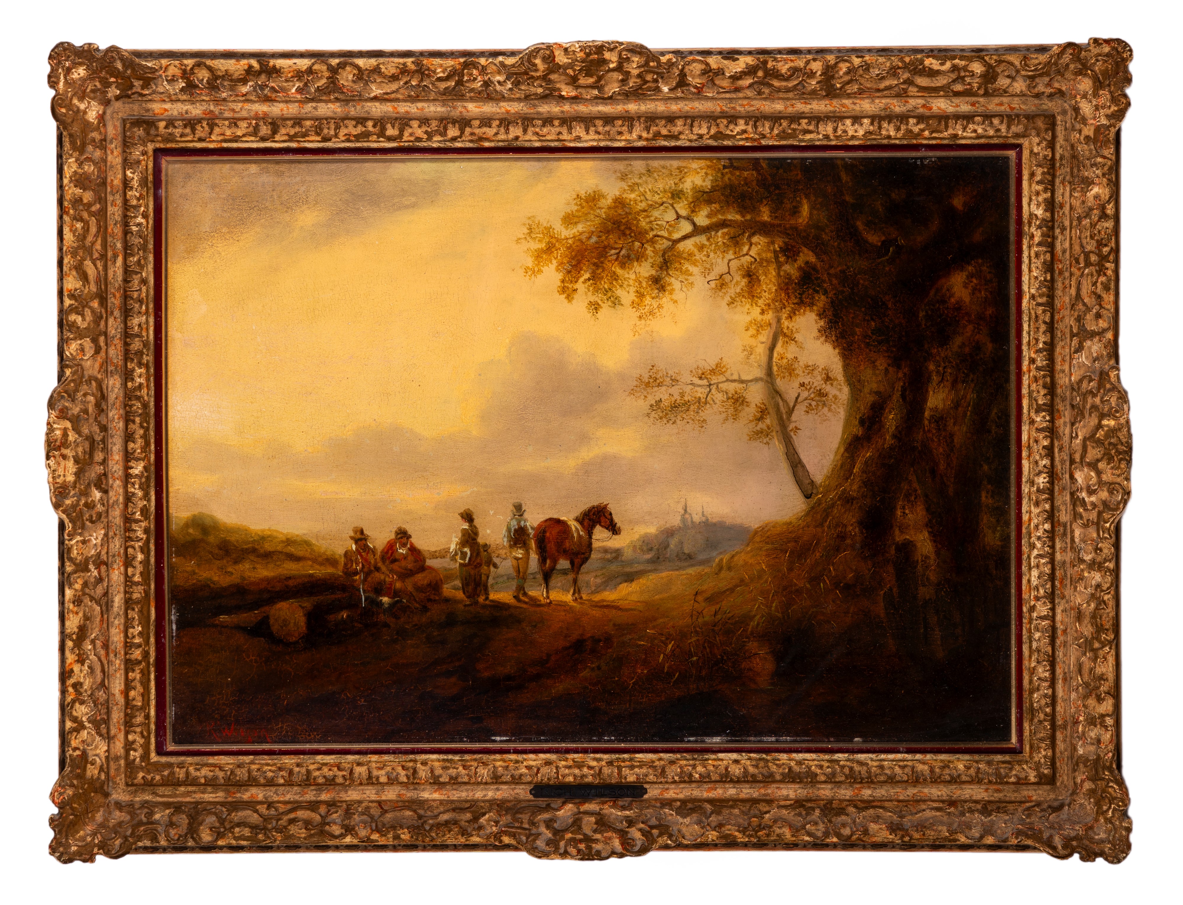 Paesaggio con viandanti