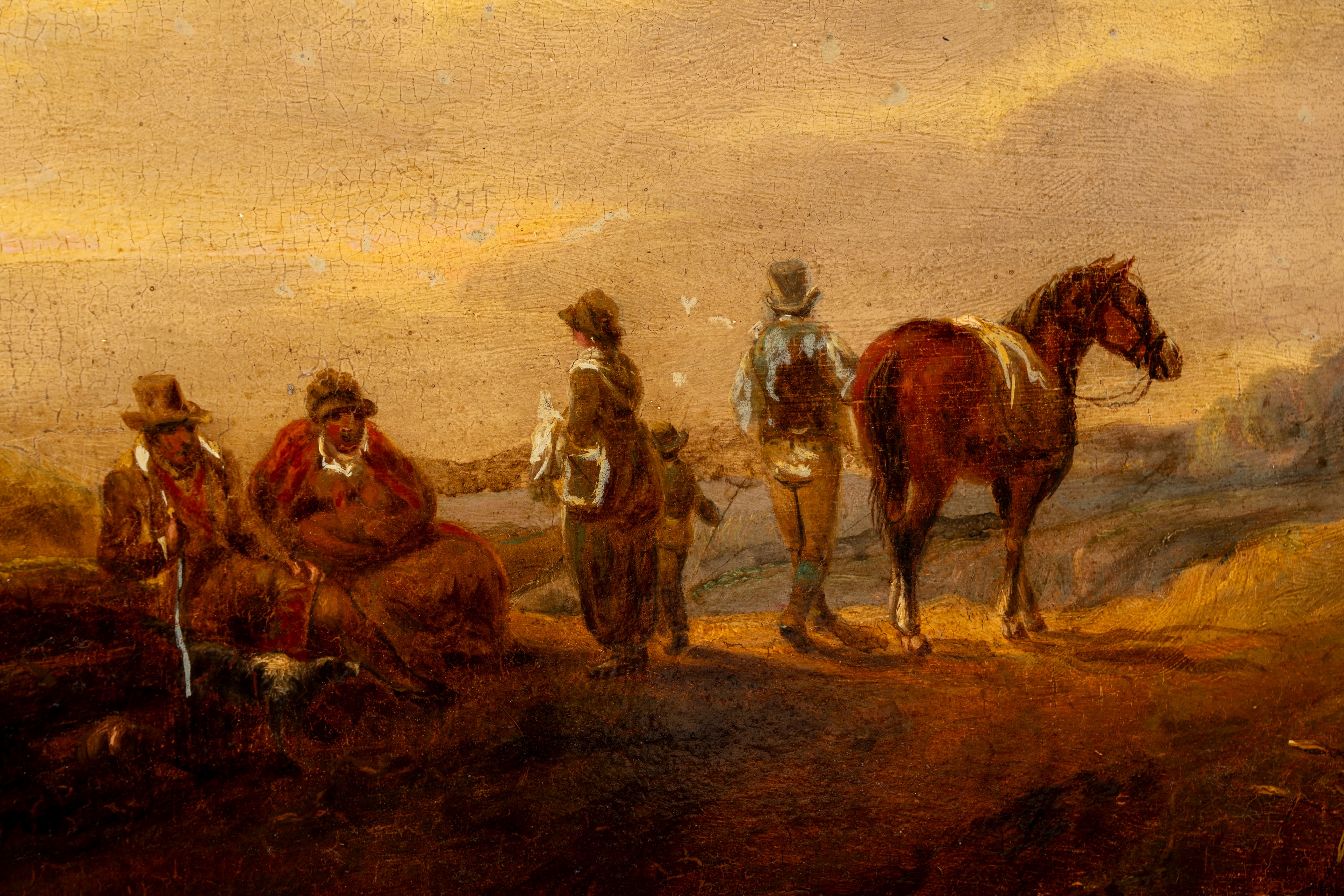 Paesaggio con viandanti