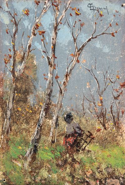 Contadina nel Bosco