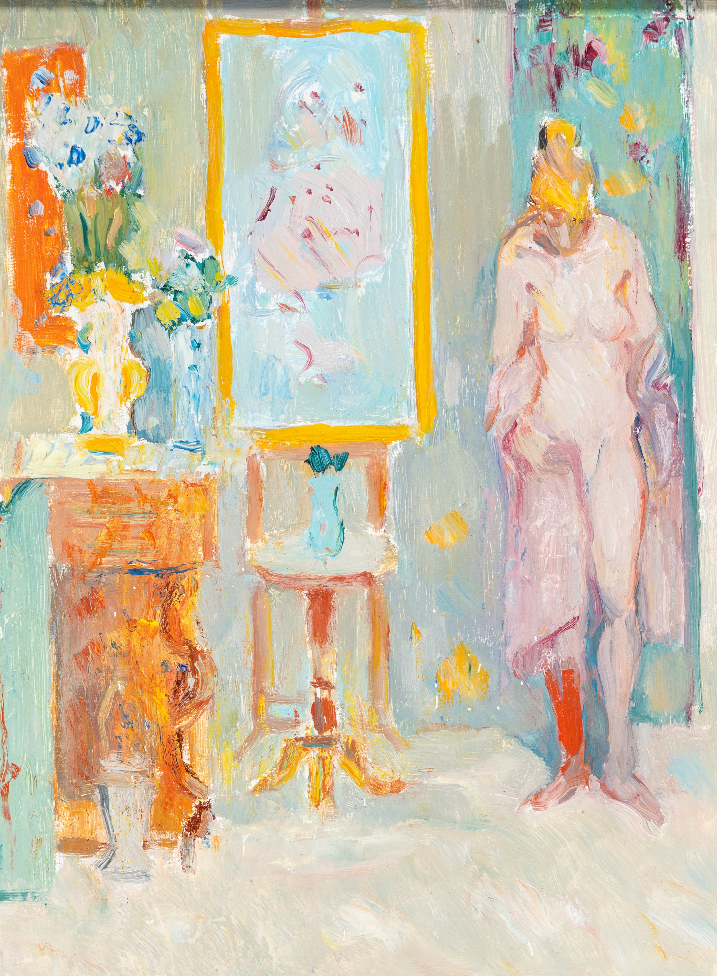 Francesco De Rocchi - Interno con Nuda