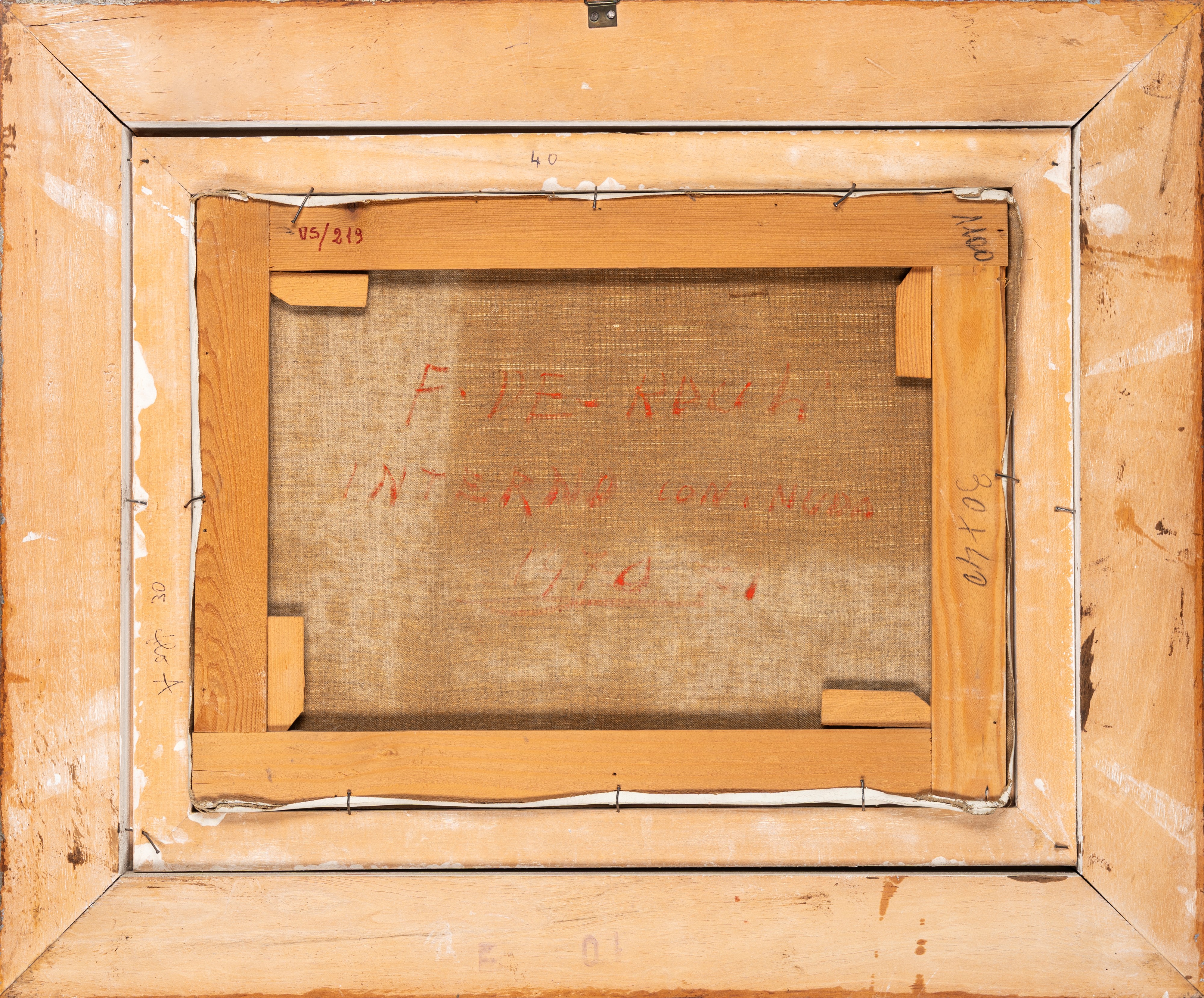 Francesco De Rocchi - Interno con Nuda