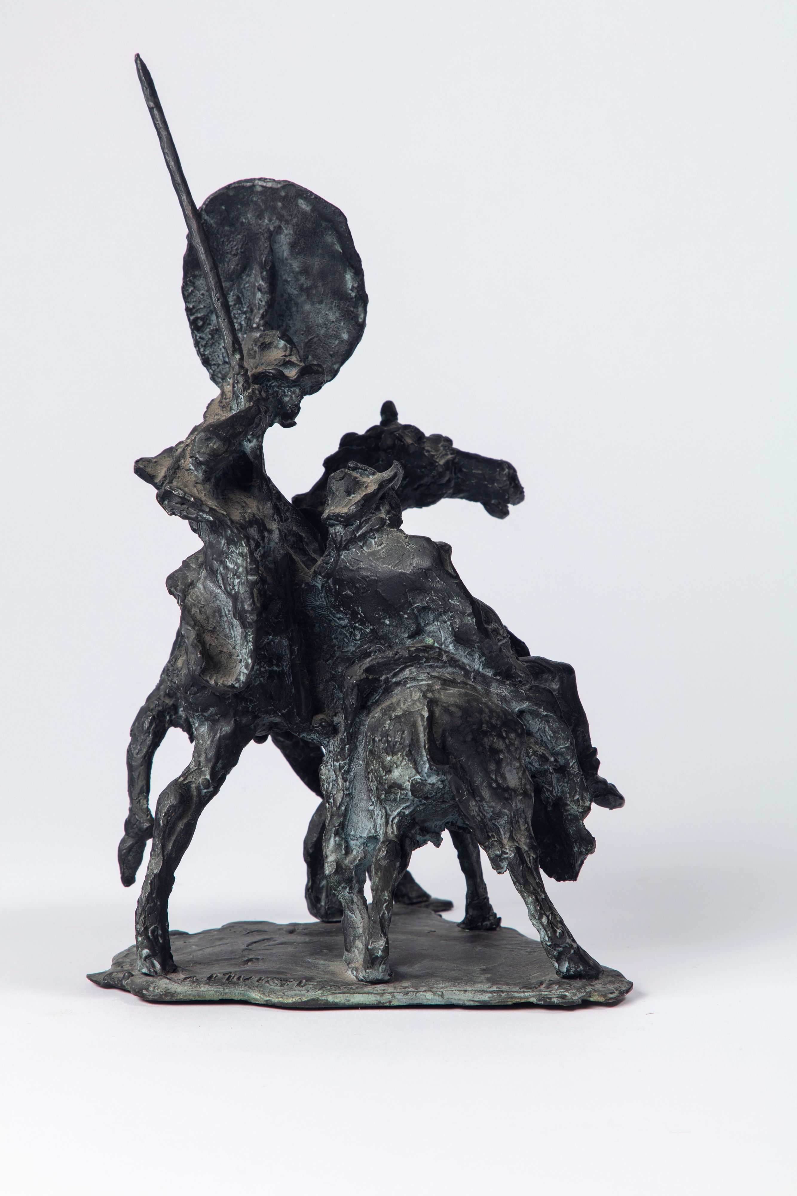 Augusto Murer - Don Quijote, bronzo, es. 46/50