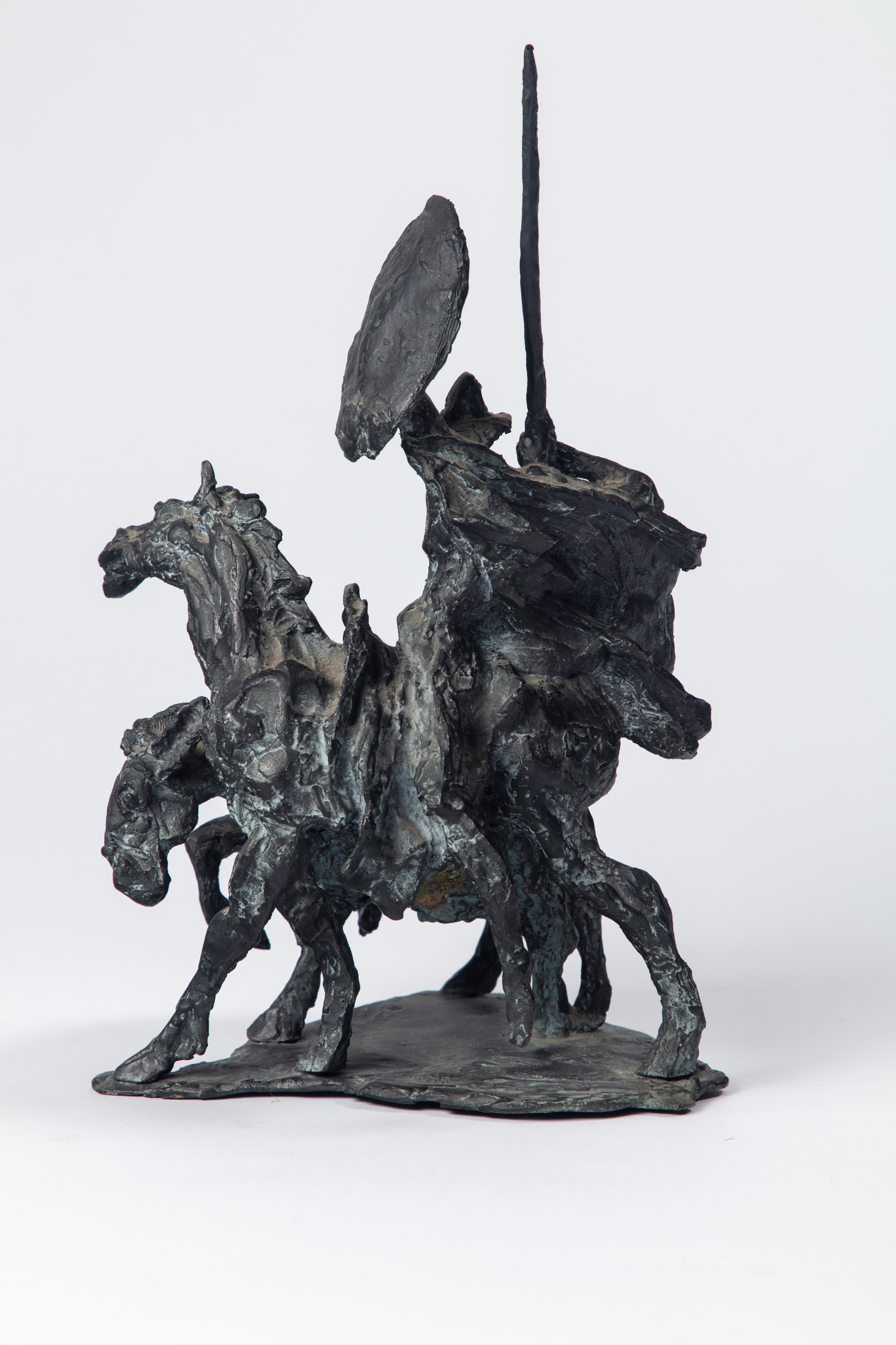 Augusto Murer - Don Quijote, bronzo, es. 46/50