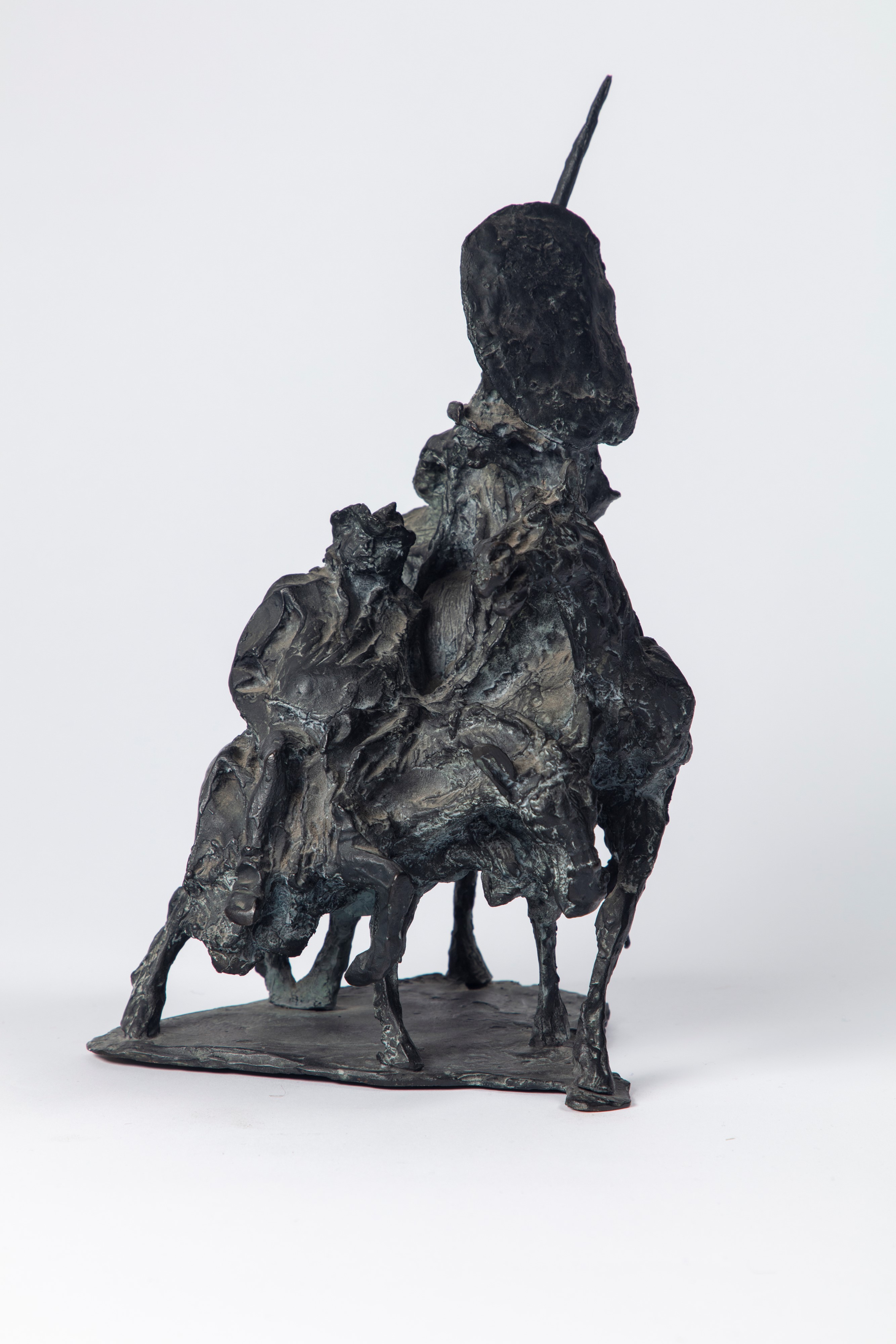 Augusto Murer - Don Quijote, bronzo, es. 46/50