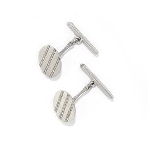 Cufflinks with diamonds