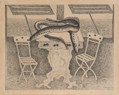Le lamprede, acquaforte, es. P.A. XVIII/30